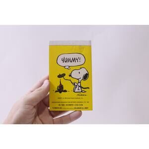 1970s, Peanuts, Camping, Memo Pad, Comics, Paper Notes, Writing ~ 251013-WH 137